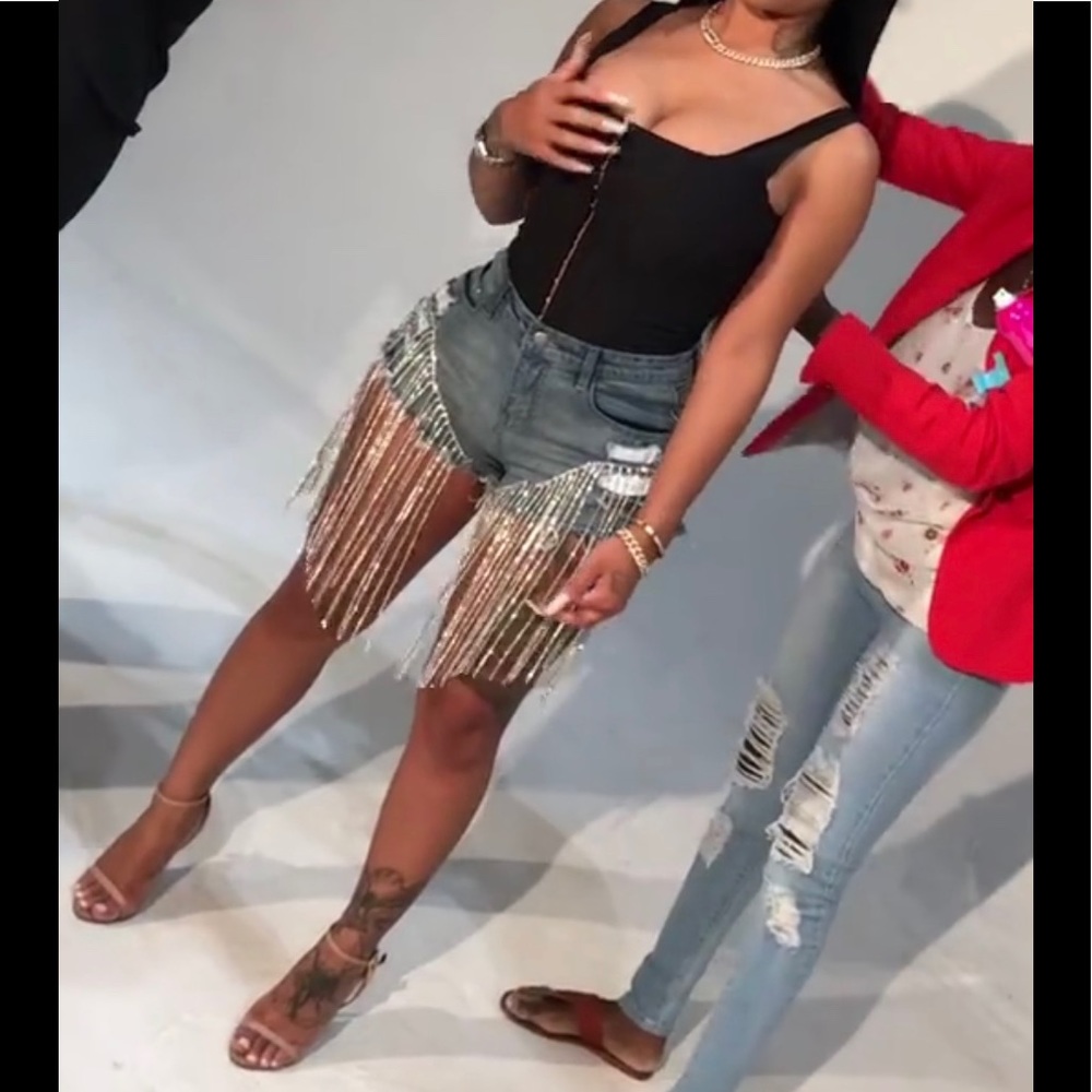Jean Sparkly Shorts